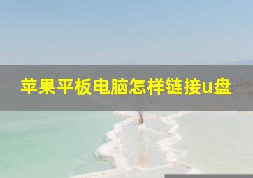 苹果平板电脑怎样链接u盘