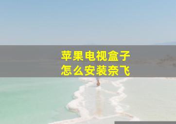 苹果电视盒子怎么安装奈飞