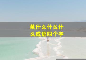 茧什么什么什么成语四个字