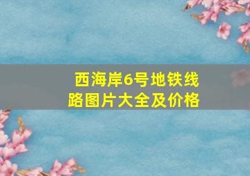 西海岸6号地铁线路图片大全及价格