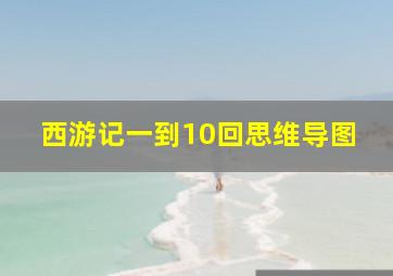 西游记一到10回思维导图