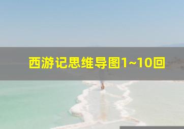 西游记思维导图1~10回