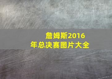 詹姆斯2016年总决赛图片大全