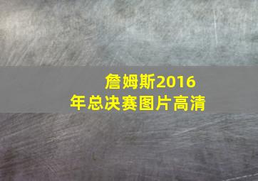 詹姆斯2016年总决赛图片高清