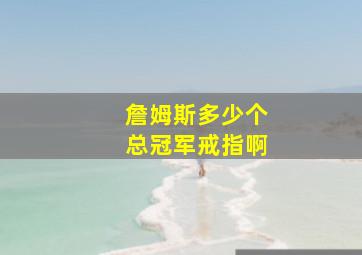 詹姆斯多少个总冠军戒指啊