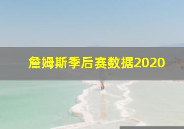 詹姆斯季后赛数据2020