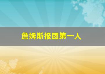 詹姆斯报团第一人