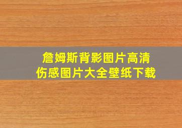 詹姆斯背影图片高清伤感图片大全壁纸下载