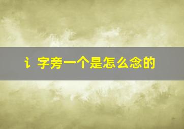 讠字旁一个是怎么念的