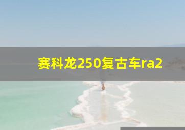 赛科龙250复古车ra2