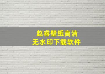 赵睿壁纸高清无水印下载软件