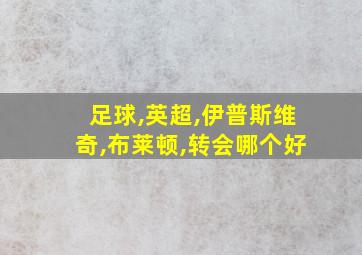 足球,英超,伊普斯维奇,布莱顿,转会哪个好