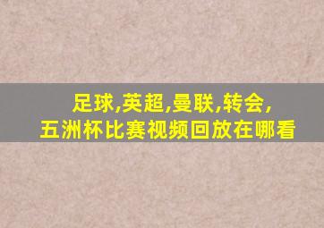 足球,英超,曼联,转会,五洲杯比赛视频回放在哪看