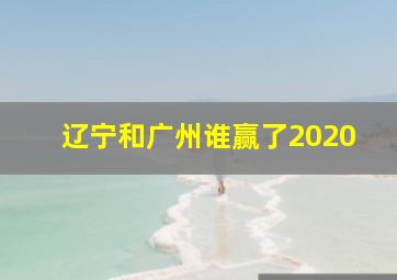 辽宁和广州谁赢了2020