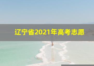 辽宁省2021年高考志愿