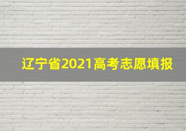 辽宁省2021高考志愿填报