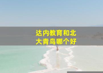 达内教育和北大青鸟哪个好