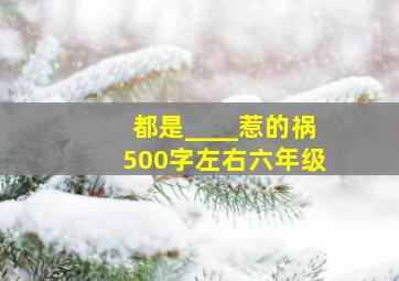 都是____惹的祸500字左右六年级