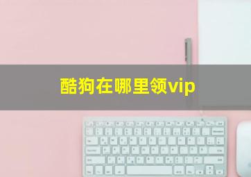 酷狗在哪里领vip