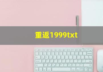 重返1999txt