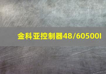 金科亚控制器48/60500I