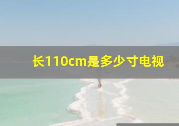 长110cm是多少寸电视