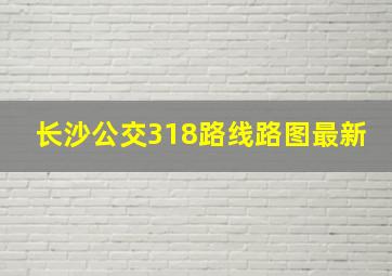 长沙公交318路线路图最新