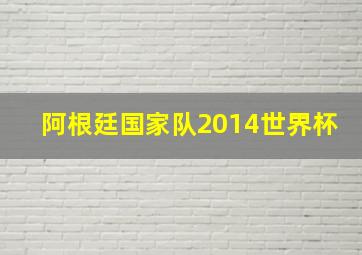 阿根廷国家队2014世界杯