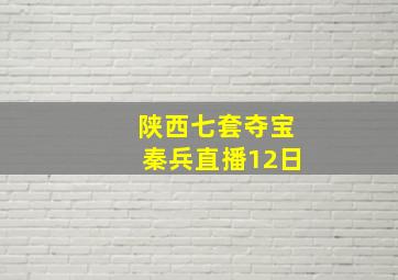 陕西七套夺宝秦兵直播12日