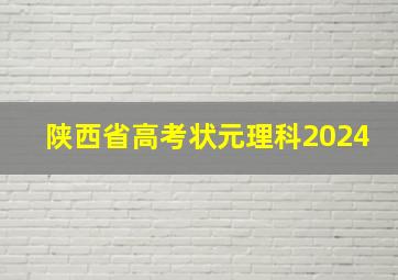 陕西省高考状元理科2024