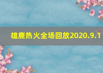 雄鹿热火全场回放2020.9.1