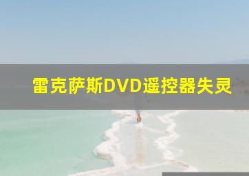 雷克萨斯DVD遥控器失灵