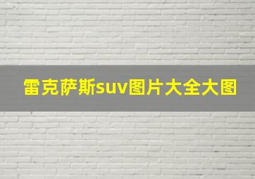 雷克萨斯suv图片大全大图