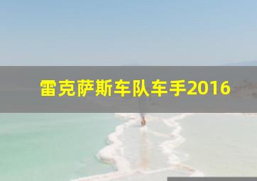 雷克萨斯车队车手2016