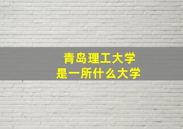 青岛理工大学是一所什么大学