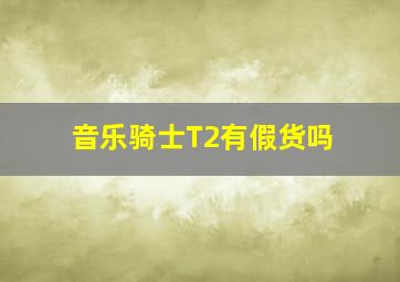 音乐骑士T2有假货吗