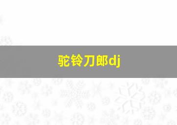 驼铃刀郎dj