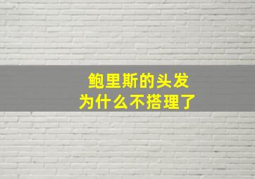 鲍里斯的头发为什么不搭理了