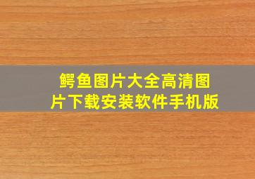 鳄鱼图片大全高清图片下载安装软件手机版