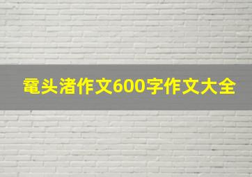 鼋头渚作文600字作文大全